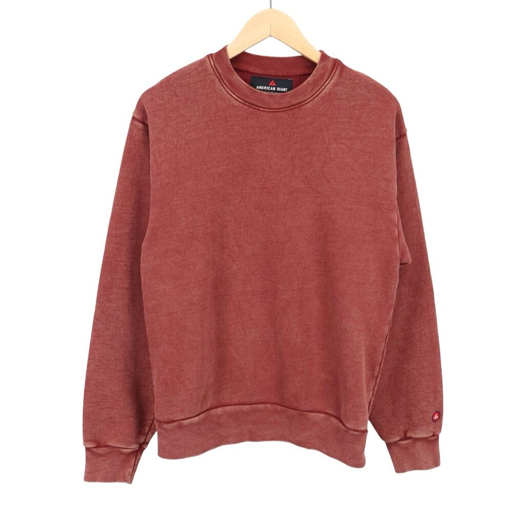 NWOT American Giant Unisex American Vintage Crew Sweatshirt Russet Brown Small